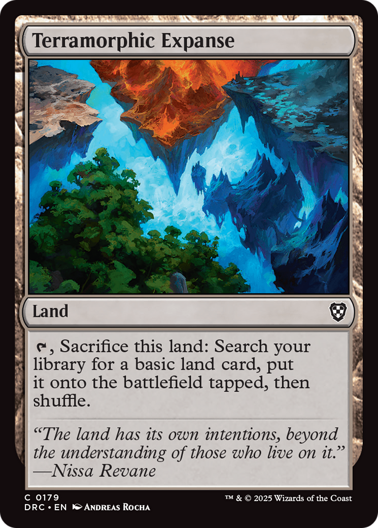 {C} Terramorphic Expanse [Aetherdrift Commander][DRC 179]