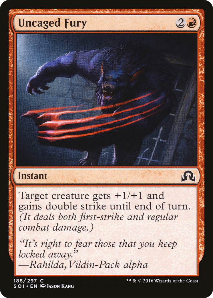 {C} Uncaged Fury [Shadows over Innistrad][SOI 188] - Misty Mountain Games