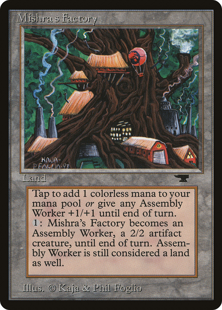 {R} Mishra's Factory (Dark Green Background) [Antiquities][ATQ 80B] - Misty Mountain Games