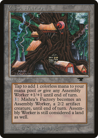 {R} Mishra's Factory (Dark Green Background) [Antiquities][ATQ 80B]