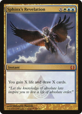 {R} Sphinx's Revelation [Return to Ravnica][RTR 200]