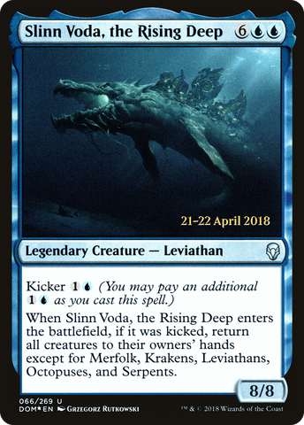 {C} Slinn Voda, the Rising Deep [Dominaria Prerelease Promos][PR DOM 066]