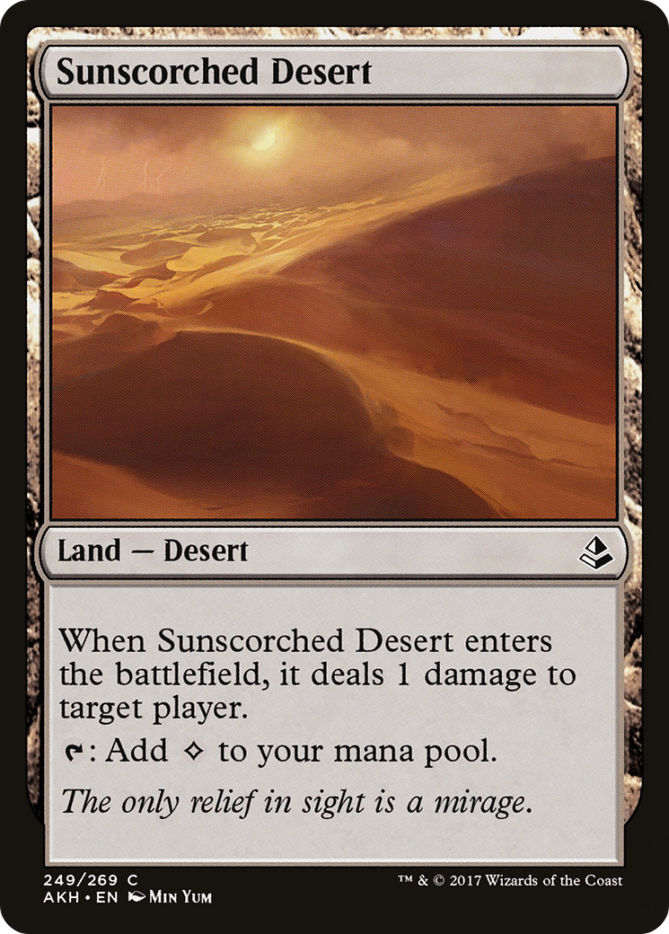 {C} Sunscorched Desert [Amonkhet][AKH 249] - Misty Mountain Games
