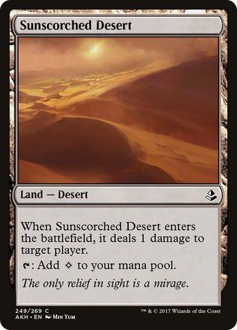 {C} Sunscorched Desert [Amonkhet][AKH 249]