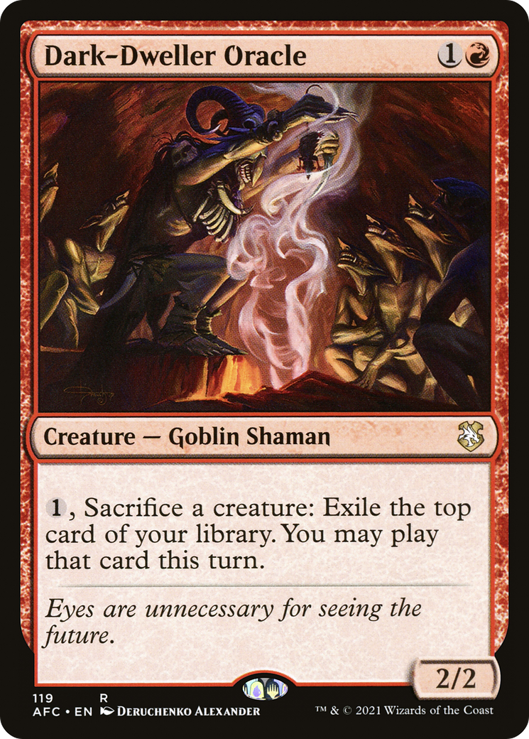 {R} Dark-Dweller Oracle [Dungeons & Dragons: Adventures in the Forgotten Realms Commander][AFC 119]