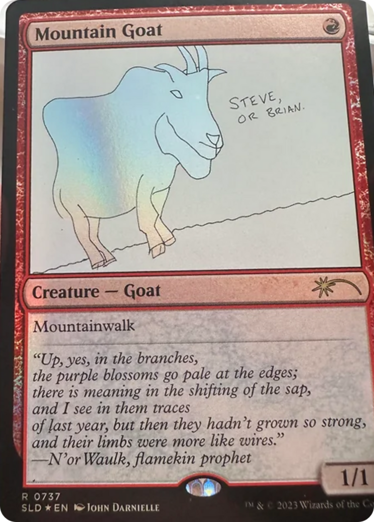 {R} Mountain Goat [Secret Lair Drop Series][SLD 737]