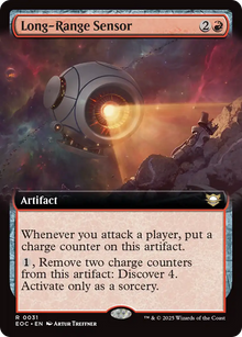 {R} Long-Range Sensor (Extended Art) [Edge of Eternities Commander][EOC 031]