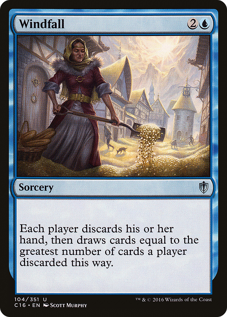 {C} Windfall [Commander 2016][C16 104] - Misty Mountain Games
