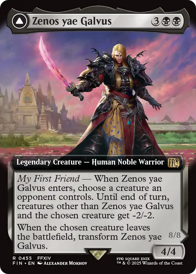 {@R} Zenos yae Galvus // Shinryu, Transcendent Rival (Extended Art) [FINAL FANTASY][FIN 455]