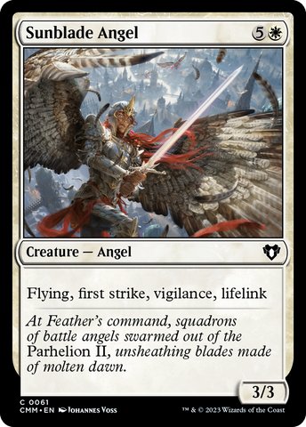 {C} Sunblade Angel [Commander Masters][CMM 061]