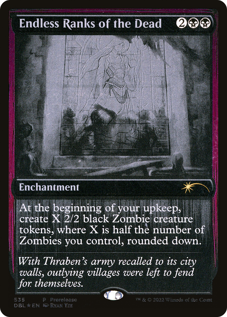 {R} Endless Ranks of the Dead [Innistrad: Double Feature Prerelease Promos][PR DBL 535]