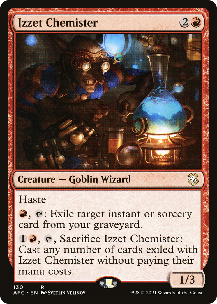 {R} Izzet Chemister [Dungeons & Dragons: Adventures in the Forgotten Realms Commander][AFC 130]