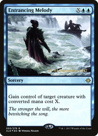 {R} Entrancing Melody [Ixalan Prerelease Promos][PR XLN 055]