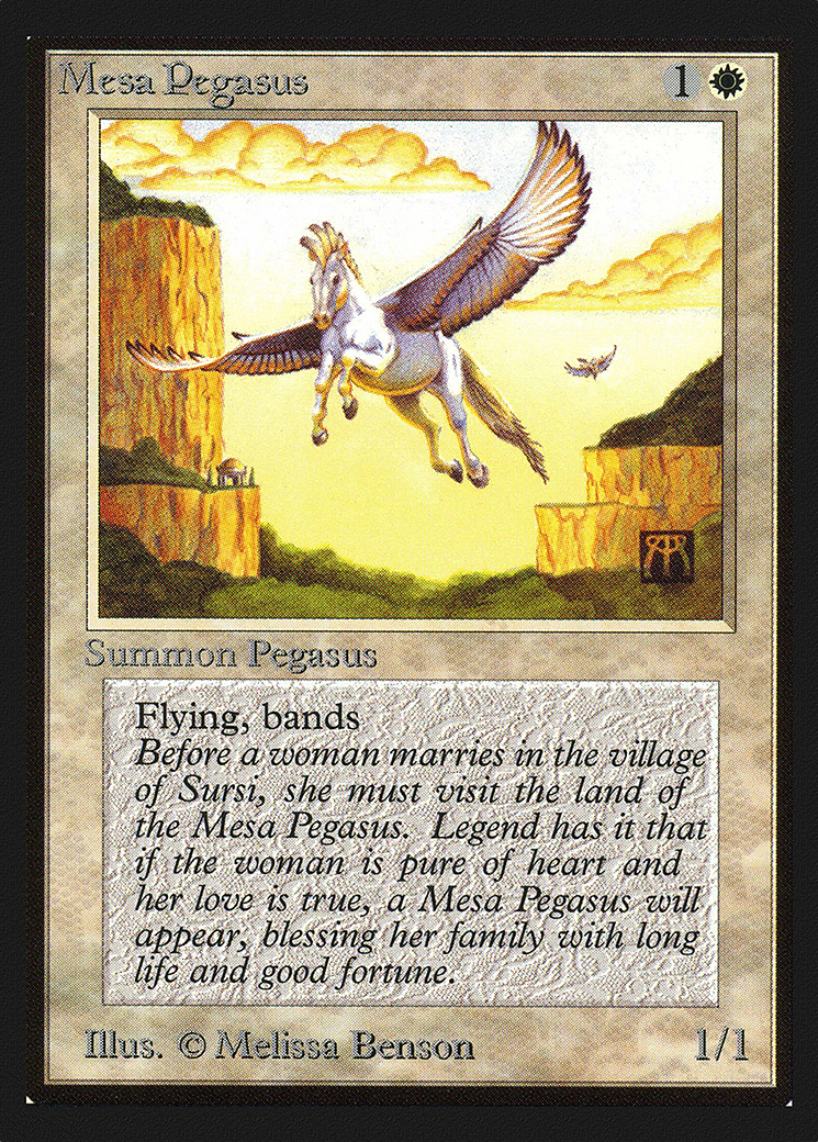 {C} Mesa Pegasus [International Collectorsâ Edition][GB CEI 029]