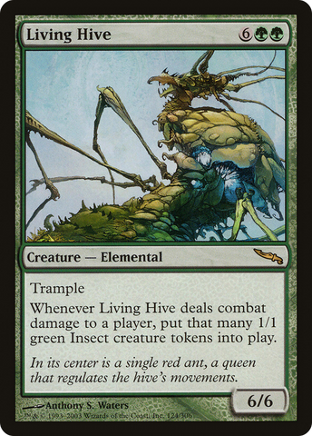 {R} Living Hive [Mirrodin][MRD 124]