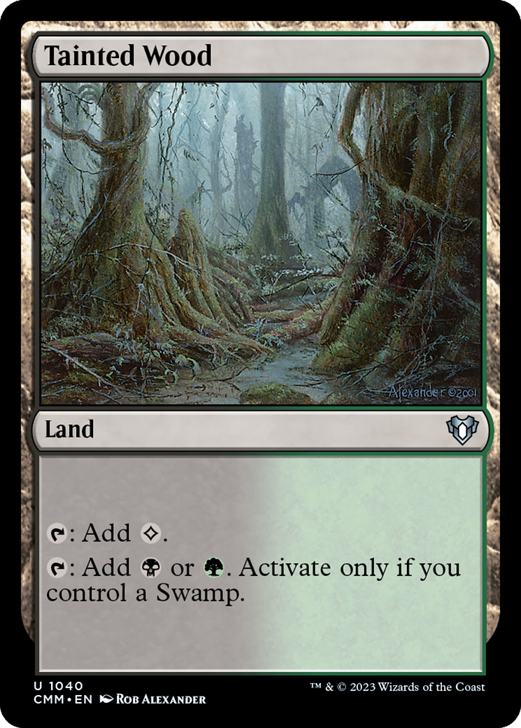 {C} Tainted Wood [Commander Masters][CMM 1040]