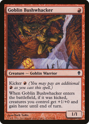 {C} Goblin Bushwhacker [Zendikar][ZEN 125]