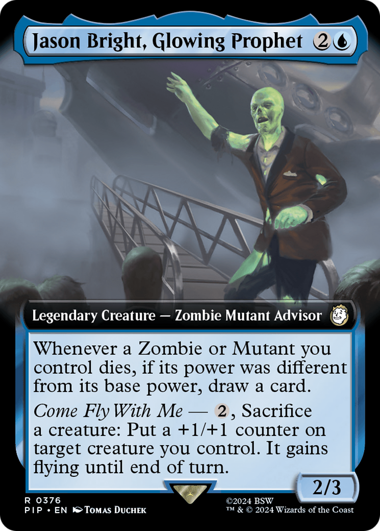 {R} Jason Bright, Glowing Prophet (Extended Art) [Fallout][PIP 376]