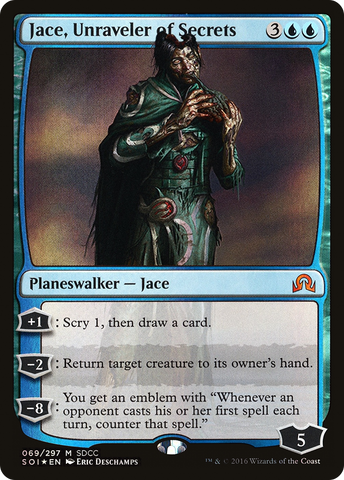 {R} Jace, Unraveler of Secrets [San Diego Comic-Con 2016][PA SD16 069]