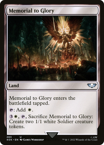 {C} Memorial to Glory [Universes Beyond: Warhammer 40,000][40K 283]