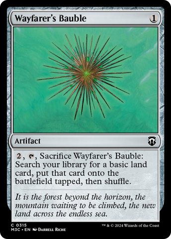 {C} Wayfarer's Bauble (Ripple Foil) [Modern Horizons 3 Commander][RPF M3C 315]