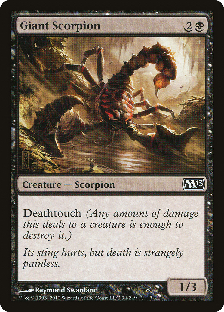 {C} Giant Scorpion [Magic 2013][M13 094]