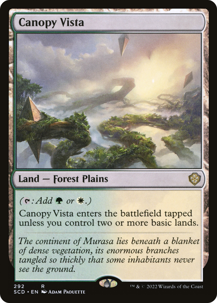{R} Canopy Vista [Starter Commander Decks][SCD 292]