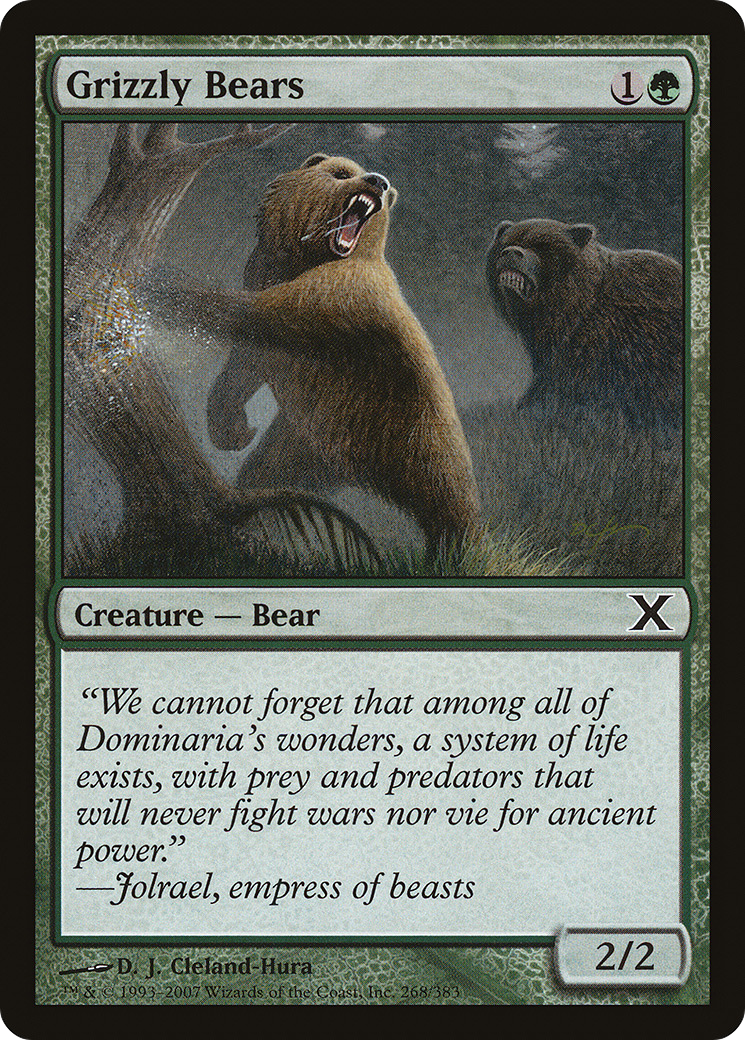 {C} Grizzly Bears [Tenth Edition][10E 268]