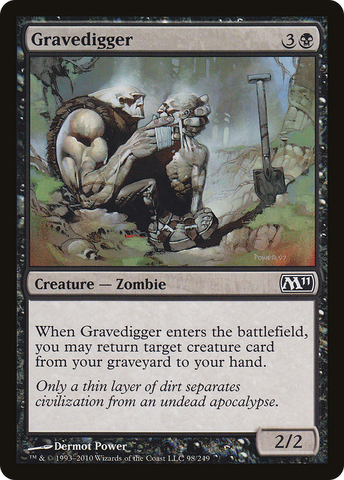 {C} Gravedigger [Magic 2011][M11 098]