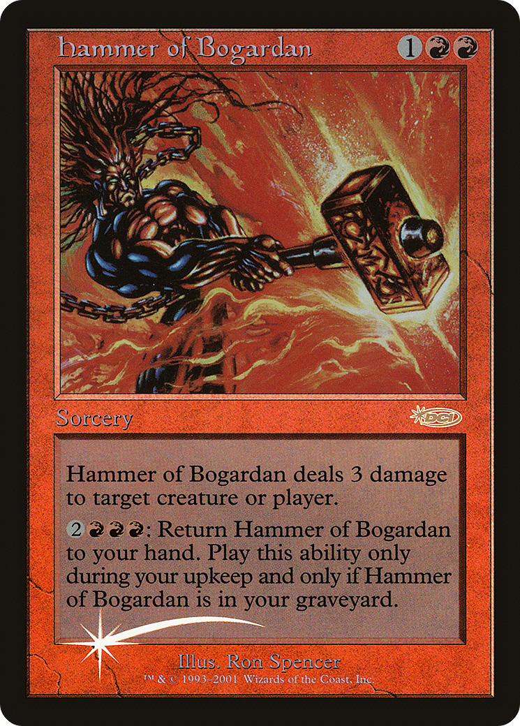 {R} Hammer of Bogardan [Judge Gift Cards 2002][PA J02 001] - Misty Mountain Games