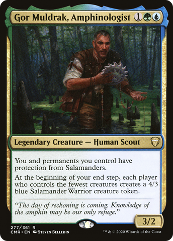 {R} Gor Muldrak, Amphinologist [Commander Legends][CMR 277]