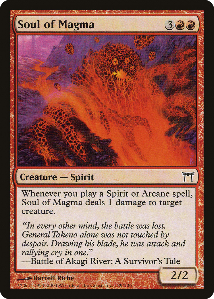 {C} Soul of Magma [Champions of Kamigawa][CHK 189]