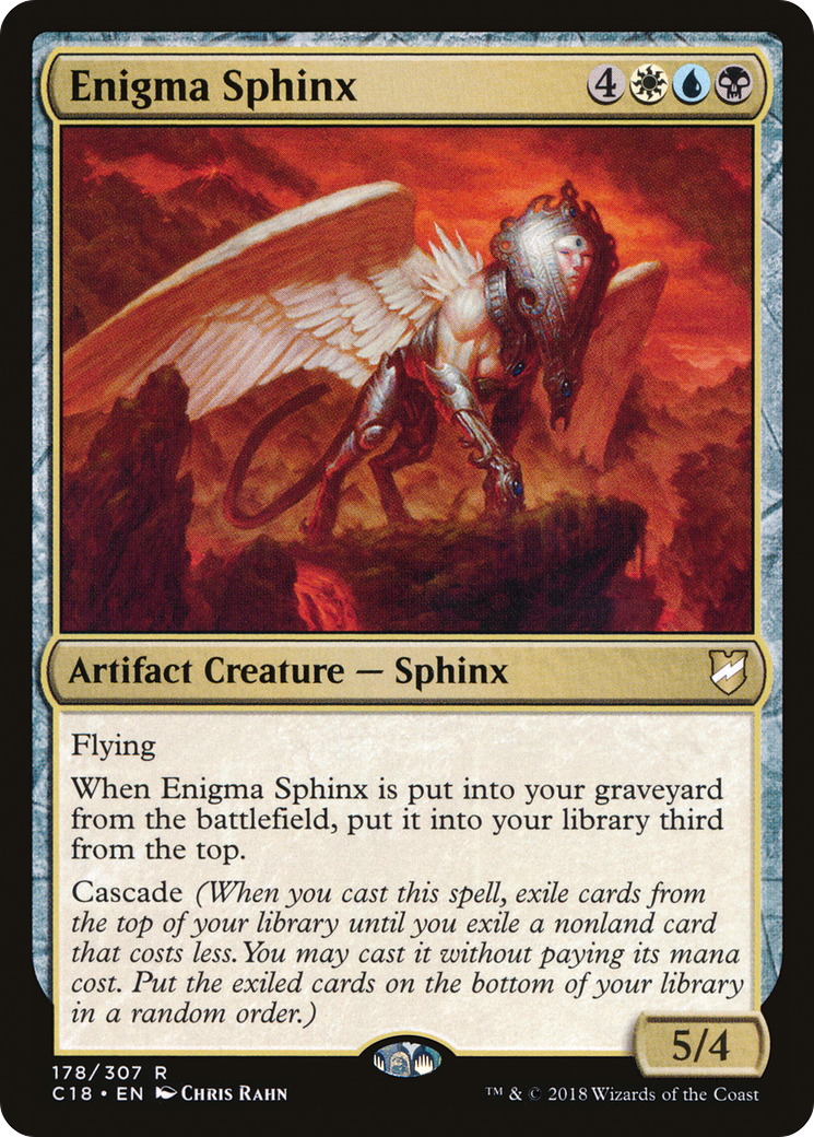 {R} Enigma Sphinx [Commander 2018][C18 178] - Misty Mountain Games