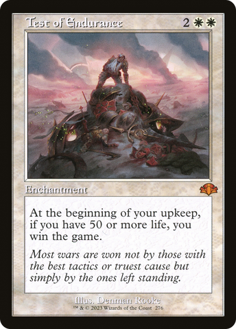 {R} Test of Endurance (Retro) [Dominaria Remastered][DMR 276]