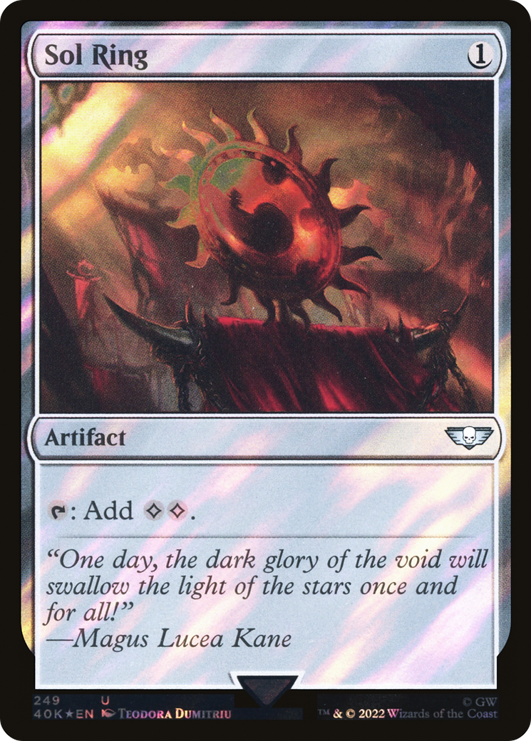 {C} Sol Ring (249) (Surge Foil) [Universes Beyond: Warhammer 40,000][SF 40K 249]