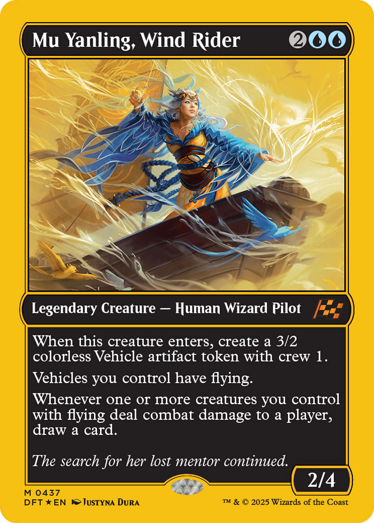 {@R} Mu Yanling, Wind Rider (First-Place Foil) [Aetherdrift][DFT 437]