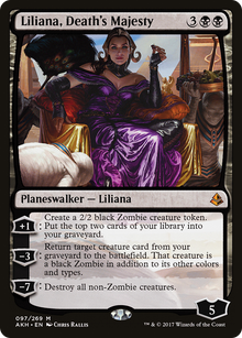 {R} Liliana, Death's Majesty [Amonkhet][AKH 097] - Misty Mountain Games