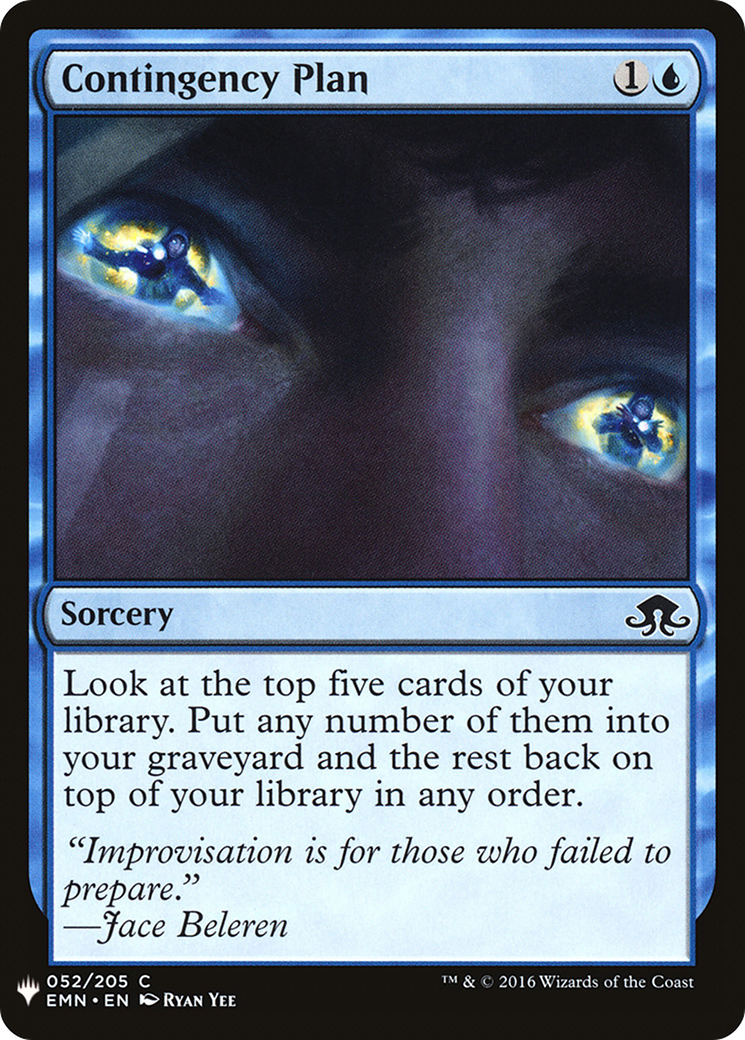 {C} Contingency Plan [Mystery Booster][LS EMN 052]