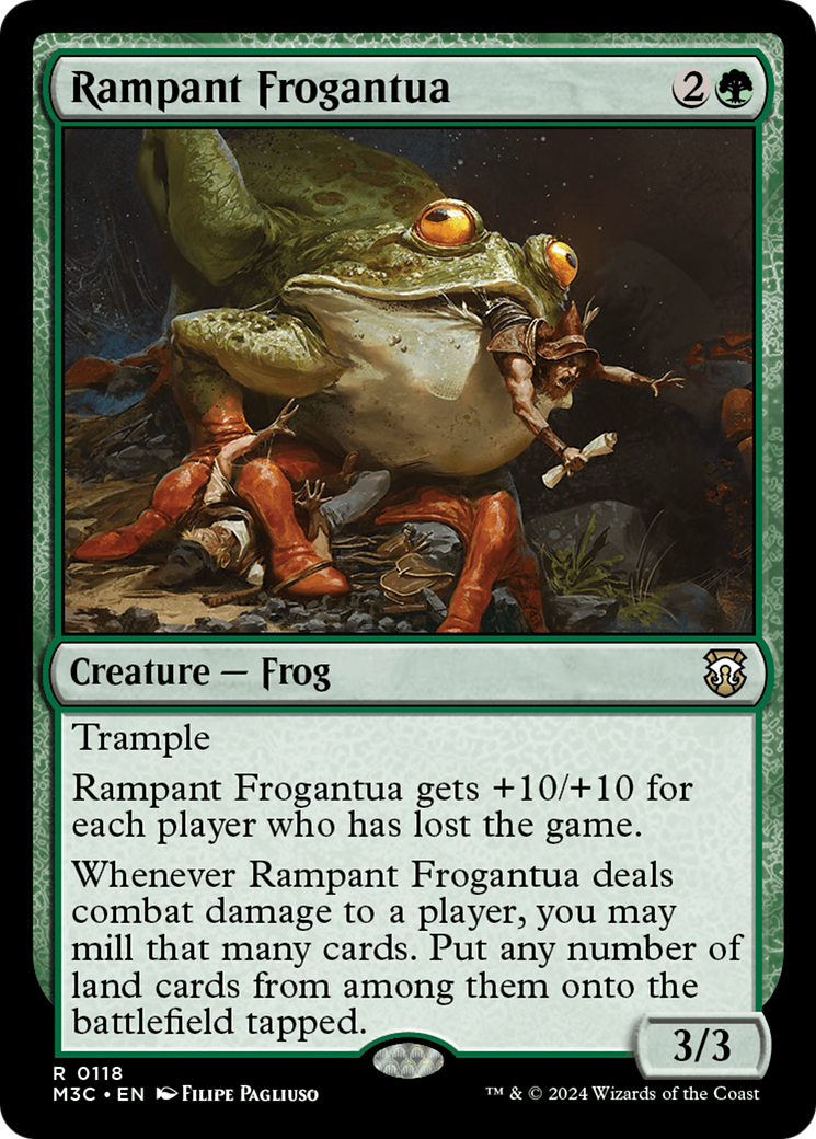 {R} Rampant Frogantua [Modern Horizons 3 Commander][M3C 118]