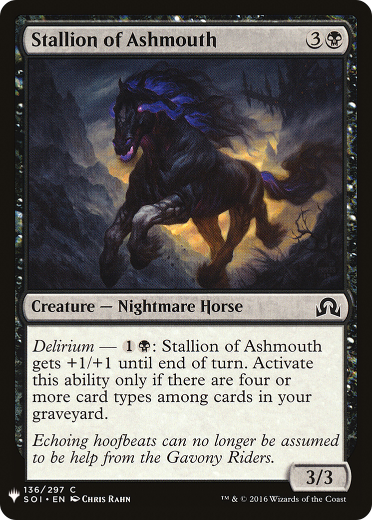 {C} Stallion of Ashmouth [Mystery Booster][LS SOI 136]