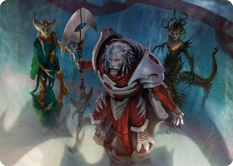 {A} Norn's Decree Art Card [Phyrexia: All Will Be One Art Series][AONE 006]