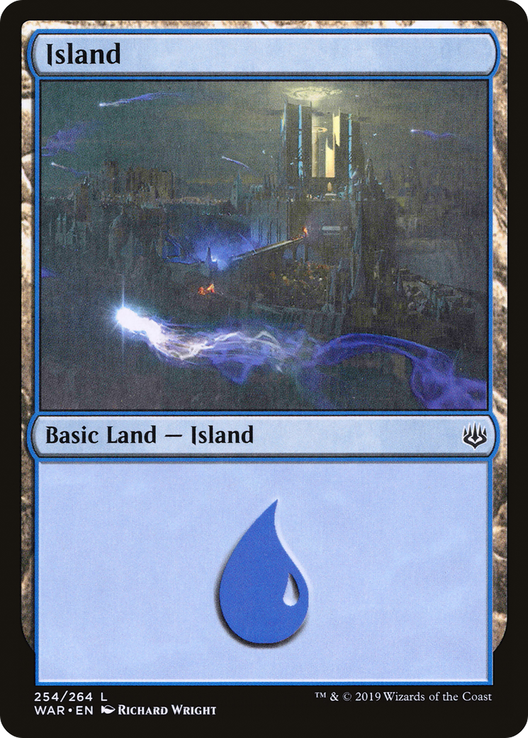 {B}[WAR 254] Island (254) [War of the Spark]