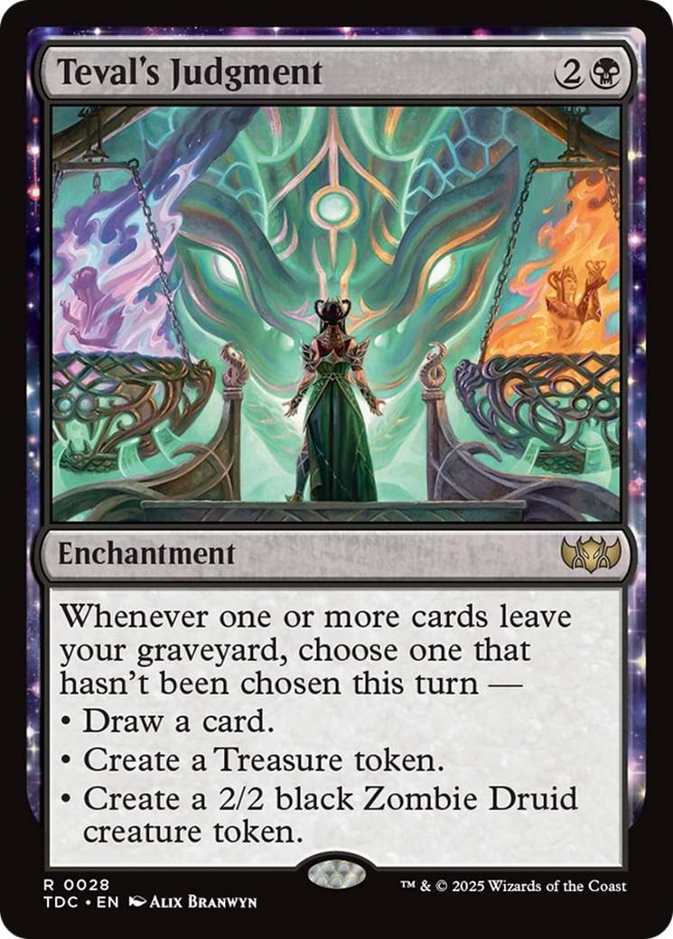 {R} Teval's Judgment [Tarkir: Dragonstorm Commander][TDC 028]