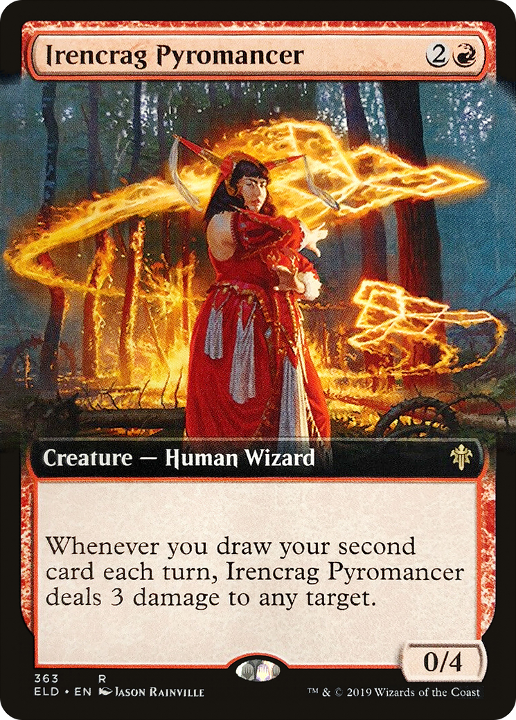 {R} Irencrag Pyromancer (Extended Art) [Throne of Eldraine][ELD 363]
