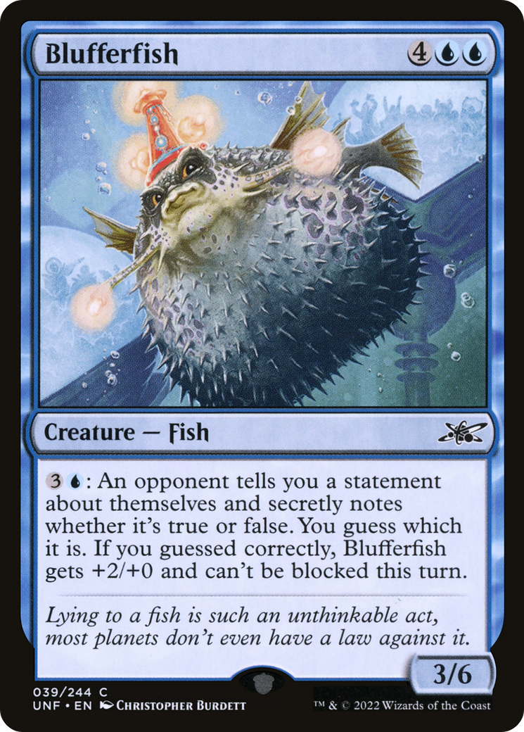 {C} Blufferfish [Unfinity][UNF 039]