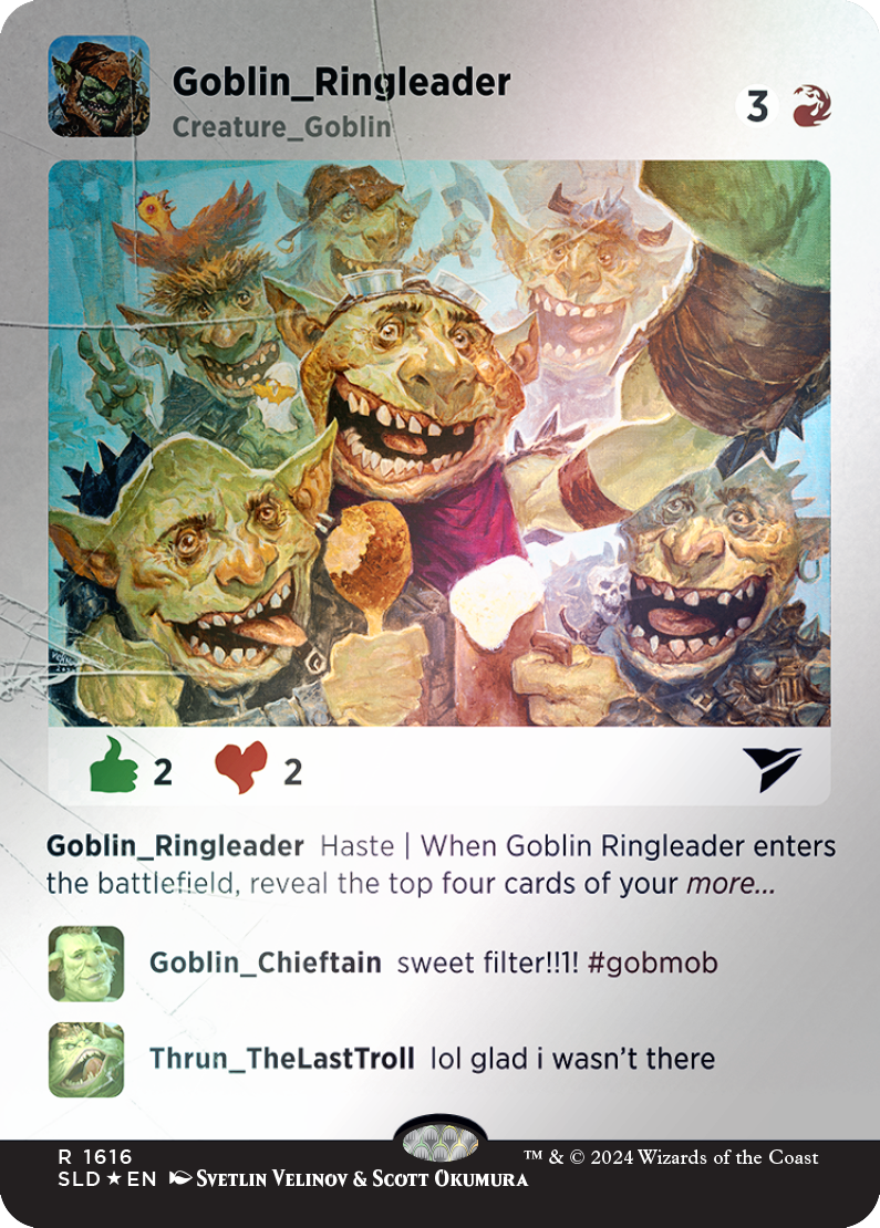 {R} Goblin Ringleader (Rainbow Foil) [Secret Lair Drop Series][RBF SLD 1616]