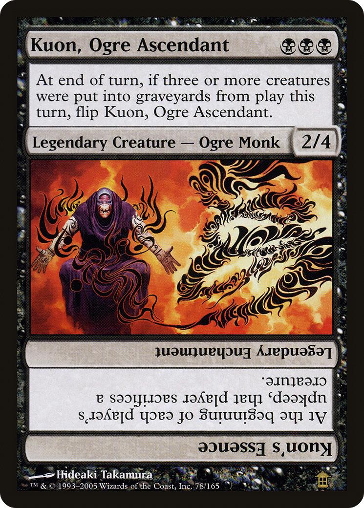 {R} Kuon, Ogre Ascendant // Kuon's Essence [Saviors of Kamigawa][SOK 078]