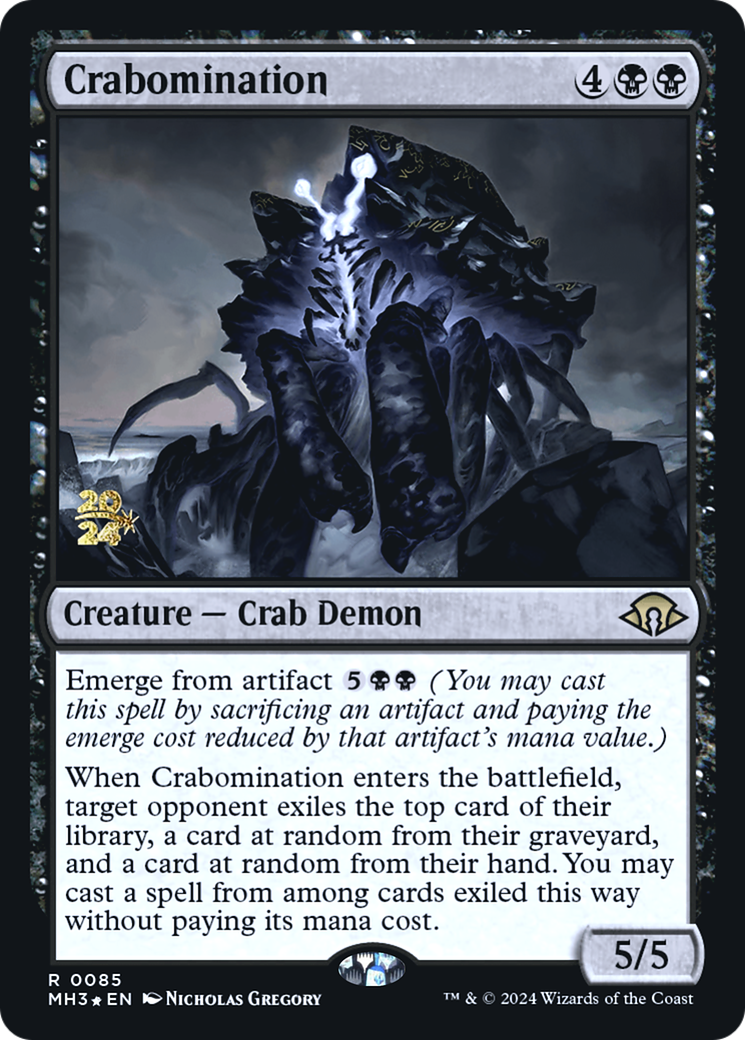 {R} Crabomination [Modern Horizons 3 Prerelese Promos][PR PMH3 085]