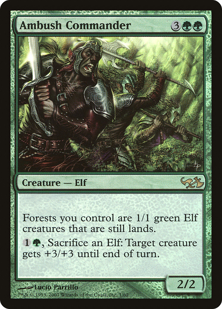 {R} Ambush Commander [Duel Decks: Elves vs. Goblins][DDA 001]