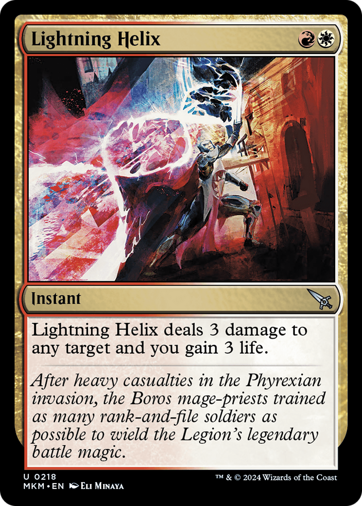 {@C} Lightning Helix [Murders at Karlov Manor][MKM 218]
